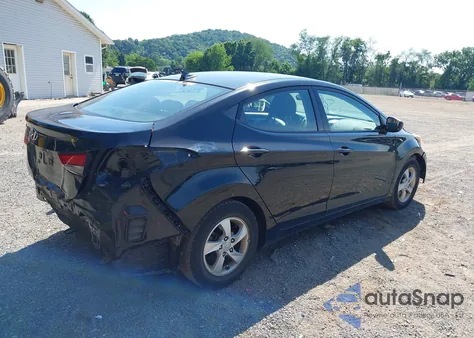 2014 Hyundai Elantra Se z USA, uszkodzony, nr VIN KMHDH4AEXEU088644